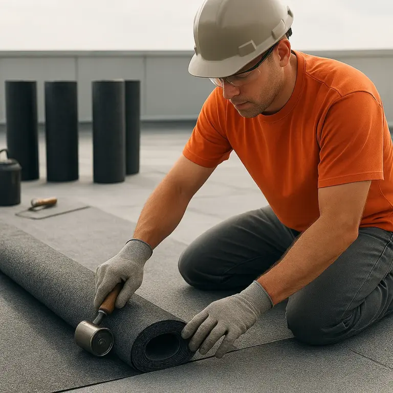Built-up roofing (BUR)