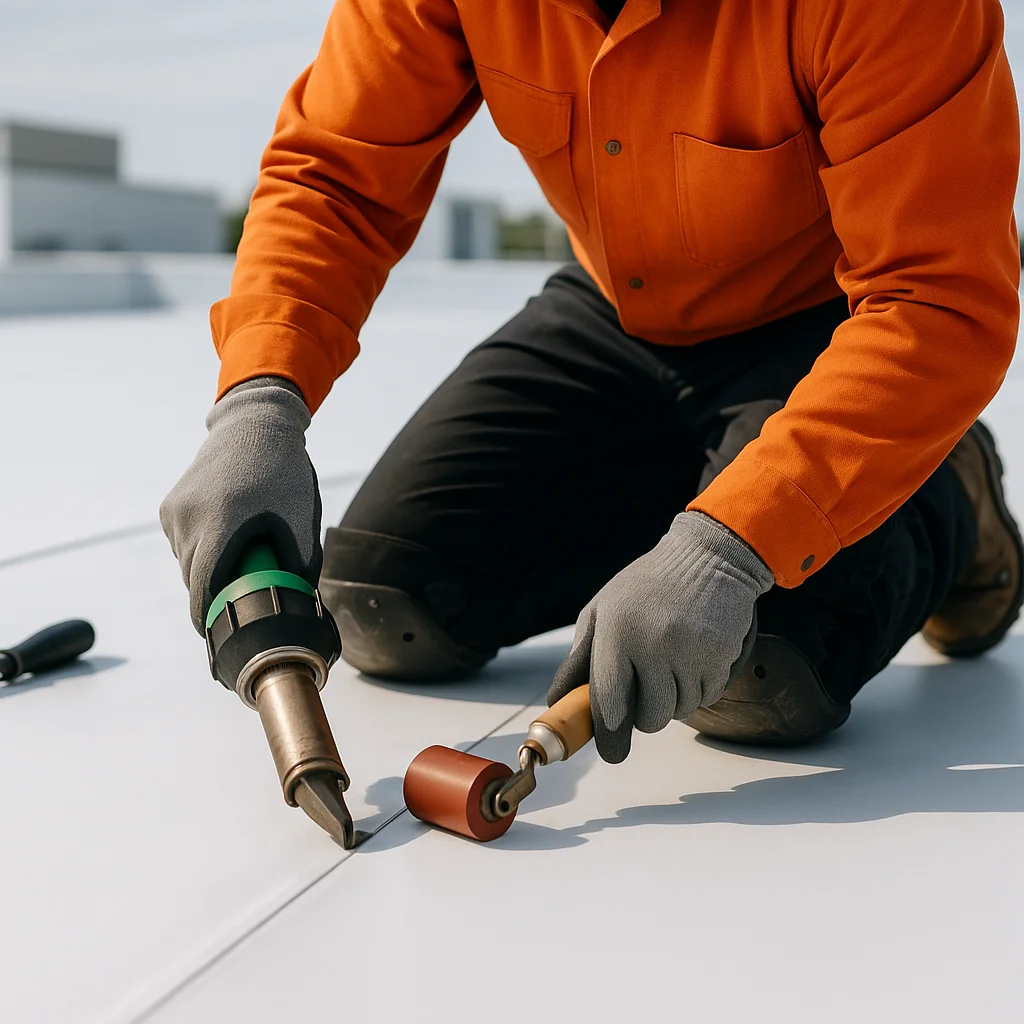Olympia Roofing pvc membrane installation services - Olympia