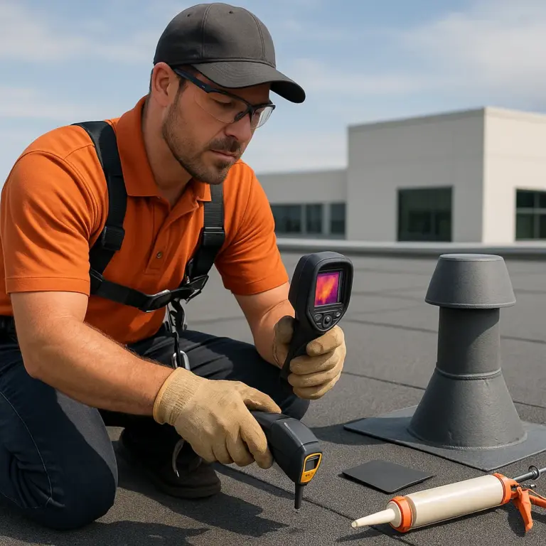 Roof leak detection & repair