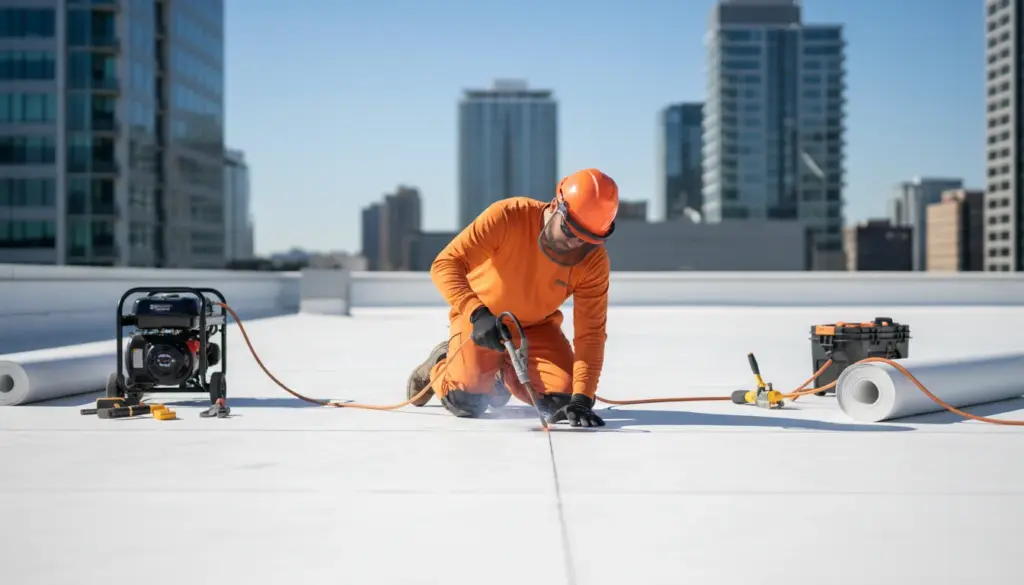 Olympia Roofing tpo flat roof installation services - Olympia