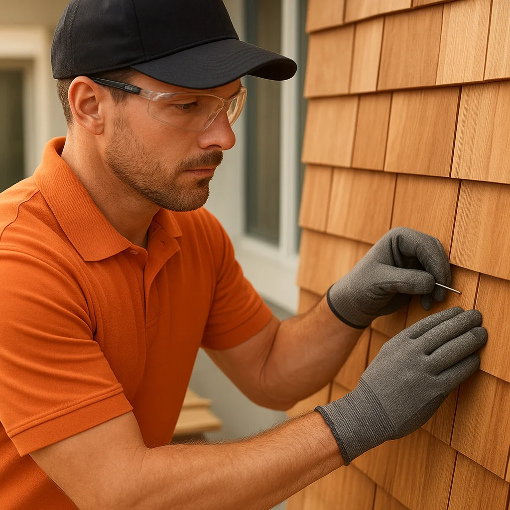 Olympia Roofing wood shingle installation services - Olympia